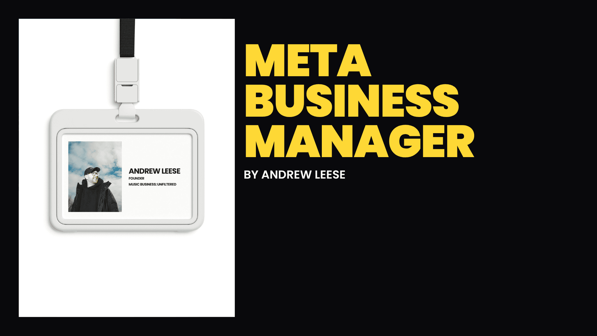 An introduction to Meta Business Manager [1/3] [04.08.26]