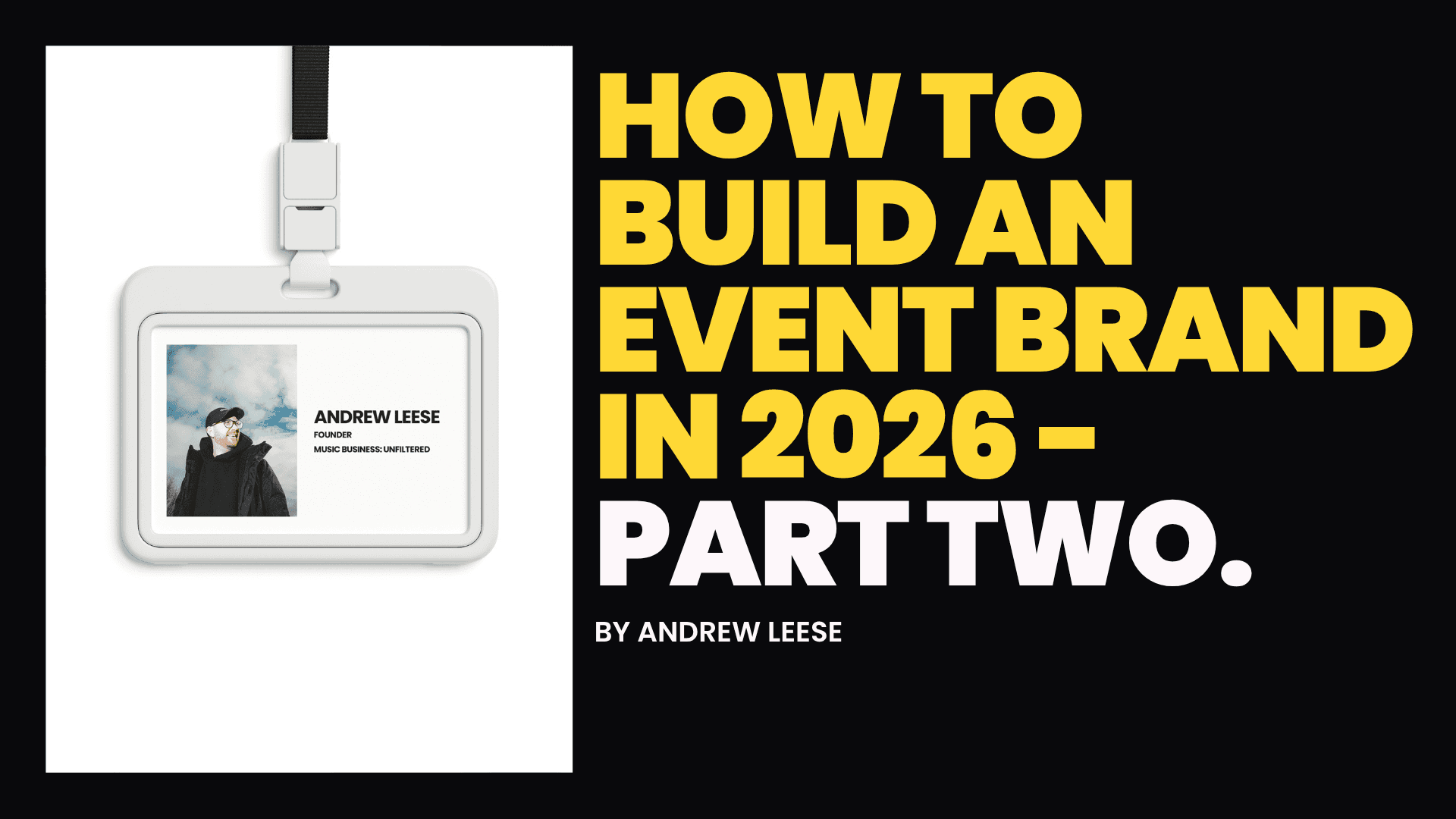 Build an ethos and a concept [16.06.26]